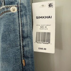 Simkhai Women's Blue Jeans Sz 32 NWT
